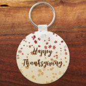 Porte-clés Feuilles de l'érable de Thanksgiving (Recto)