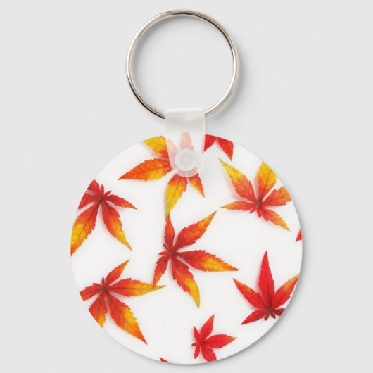 Porte-clés Feuilles de l'érable rouge (Recto)