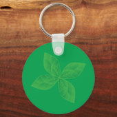 Porte-clés Feuilles de menthe (Recto)