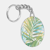 Porte-clés Feuilles de palmiers tropicaux (Devant gauche)