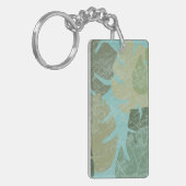 Porte-clés Feuilles dénaturés tropicaux (Devant gauche)