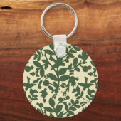 Porte-clés Feuilles et oiseaux (Recto)