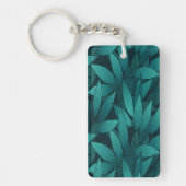 Porte-clés Feuilles tropicales dégradées (Devant)