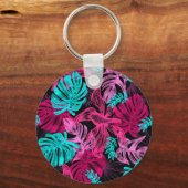 Porte-clés Feuilles tropicaux (Recto)