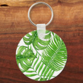 Porte-clés Feuilles tropicaux (Recto)