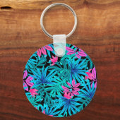 Porte-clés Feuilles tropicaux (Recto)