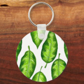 Porte-clés Feuilles tropicaux (Recto)