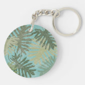 Porte-clés Feuilles tropicaux défraîchis (Dos)