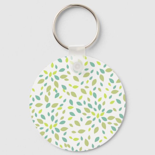Porte-clés Feuilles (Vertes) (Recto)