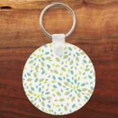 Porte-clés Feuilles (Vertes) (Recto)