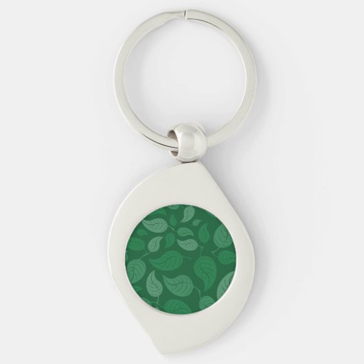 Porte-clés Feuilles verts (Devant)