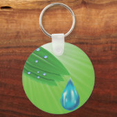 Porte-clés feuilles verts (Recto)