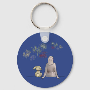 Porte-clés Feux d'artifice