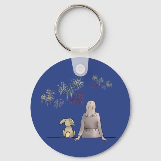 Porte-clés Feux d'artifice (Verso)