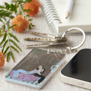 Porte-clés Feux d'artifice Art Déco vintage Le Feu, George Ba