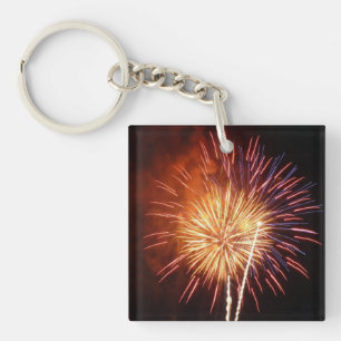 Porte-clés Feux d'artifice Rouges, Blancs et Bleus I Patrioti