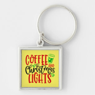 Porte-clés Feux De Café Et De Noël-50450
