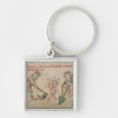 Porte-clés Février : houement (Devant)