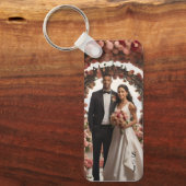 Porte-clés Fiançailles photo simple (Recto)