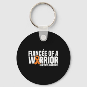 Porte-clés Fiancée D'Un Guerrier Orange Ribbon Rsdcrps
