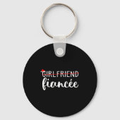 Porte-clés Fiancee Fiance Engaged Couples Matching Christmas  (Recto)
