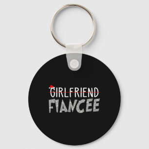 Porte-clés Fiancée Pyjamas de Noël Couples engagés M