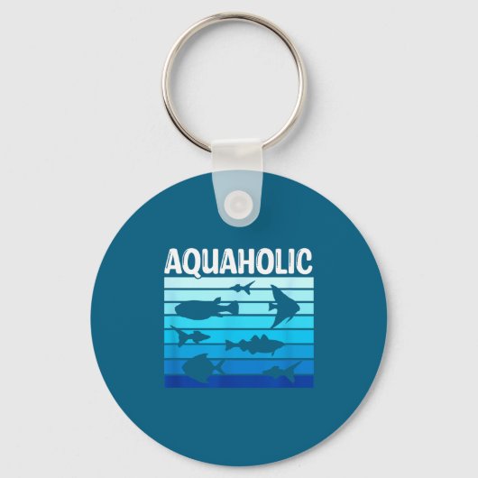 Porte-clés Fiank Funny Fishkeeper Quote Fish Keeper Aquarium  (Recto)