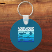 Porte-clés Fiank Funny Fishkeeper Quote Fish Keeper Aquarium  (Recto)