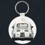 Porte-clés Fiat 500 in Rome, Italy.<br><div class="desc">Classic vintage Fiat 500 in Rome,  Italy. Photograph was taken last winter</div>