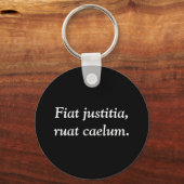 Porte-clés Fiat justitia, ruat caelum. (Recto)