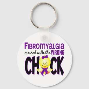 Porte-clés Fibromyalgie Messagée Avec Le Mauvais Pouce