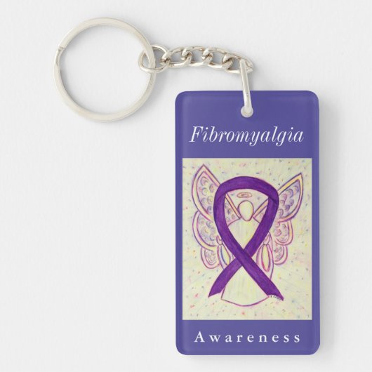 Porte-clés Fibromyalgie Sensibilisation Angel Porte - clé (Devant)