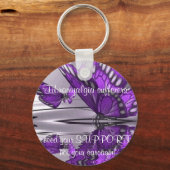 Porte-clés Fibromyalgie Support pas Sarcasme (Recto)