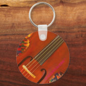 Porte-clés Fiddle : Porte - clé métallique GRANNAGERIE™ (Recto)