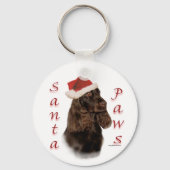 Porte-clés Field Spaniel Père Noël Paws (Verso)