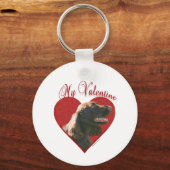 Porte-clés Field Spaniel Valentine (Verso)