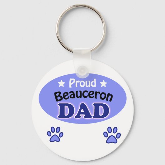Porte-clés Fier Beauceron Papa (Recto)