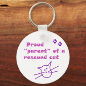 Porte-clés fier chat (Recto)