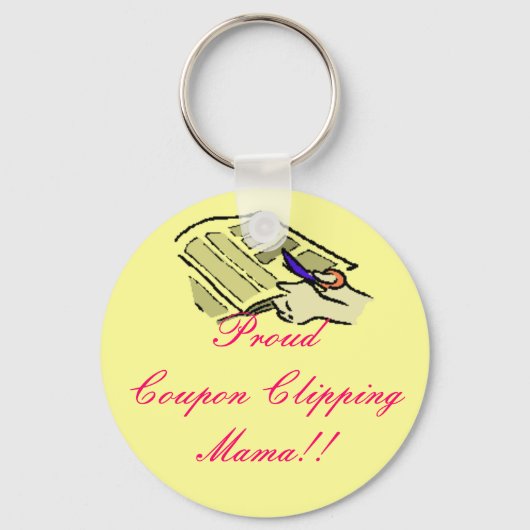 Porte-clés Fier Coupon Clipping Mama (Recto)