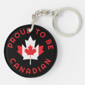 Porte-clés Fier D'Être Canadien (Dos)