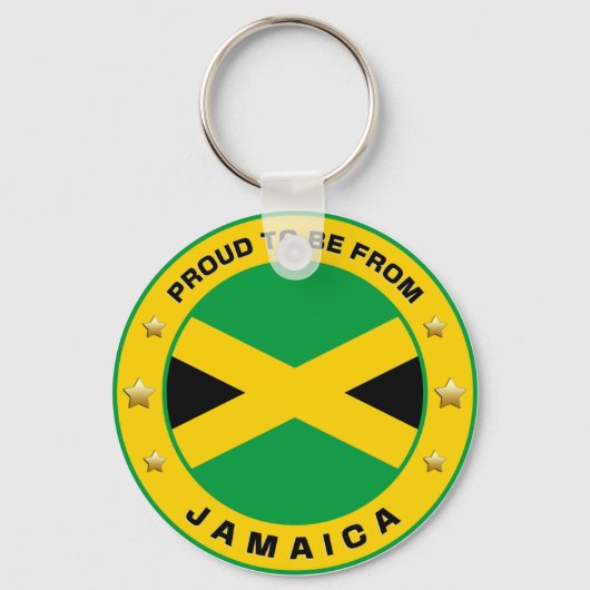 Porte-clés Fier D'Être De Jamaïque (Recto)