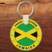 Porte-clés Fier D'Être De Jamaïque (Recto)