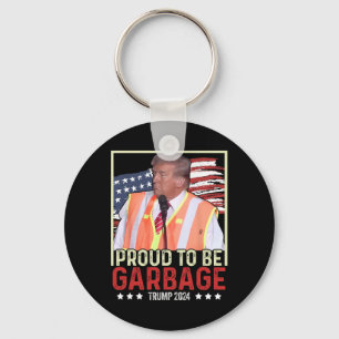 Porte-clés Fier d'être Garbyge Vote Trump Président Trump Élu