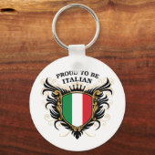 Porte-clés Fier d'être italien (Recto)