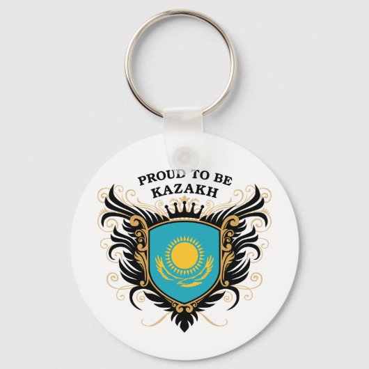 Porte-clés Fier d'être Kazakh (Recto)