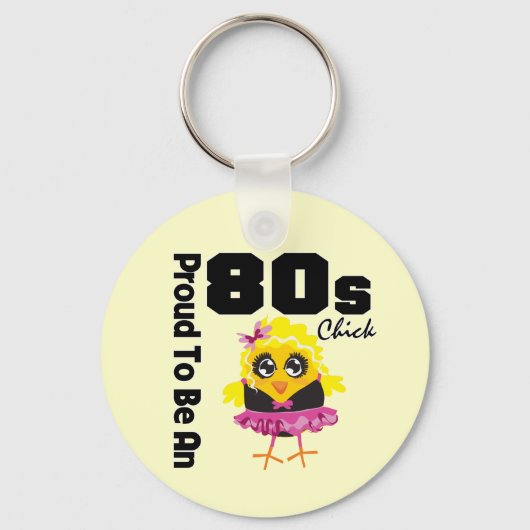 Porte-clés Fier D'Être Un Enfant Des Années 80 (Recto)