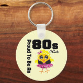 Porte-clés Fier D'Être Un Enfant Des Années 80 (Recto)