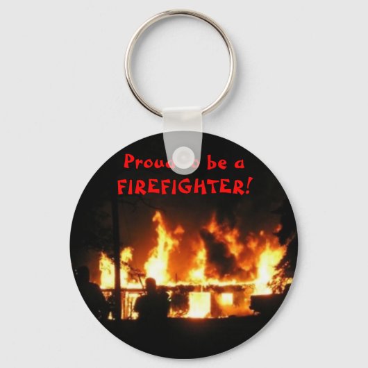 Porte-clés Fier d'être un FIREFIGHTER ! porte - clé (Recto)