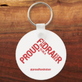 Porte-clés Fier d'être une collecte de fonds (Recto)