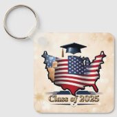 Porte-clés "Fier Diplômé 2025" (Recto)